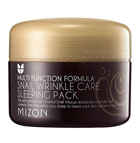 MIZON Snail Wrinkle Care Sleeping Pack, 80 ml - ryppyjä estävä yövoide-naamio