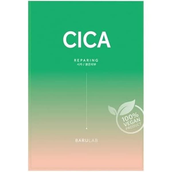 Ansiktsmask - CICA - Vegansk - Reparerar och återfuktar - Alla hudtyper - Vegansk
