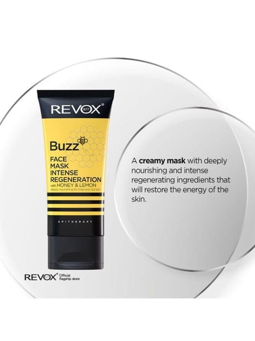 Ansiktsmask - REVOX - BUZZ - Intensiv regenerering - 65 ml - Alla hudtyper
