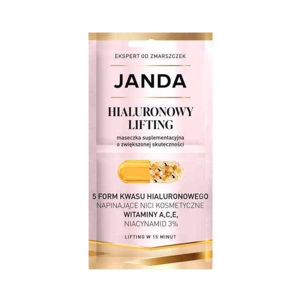 JANDA Hyaluronic Lifting Supplementation Mask, 2x4 ml