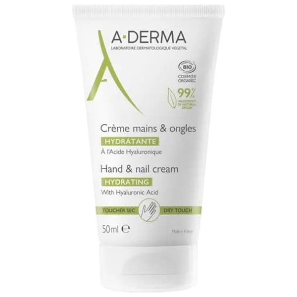 A-Derma Les Indispensables Hand &amp; Nail Moisturizing Cream 50 ml