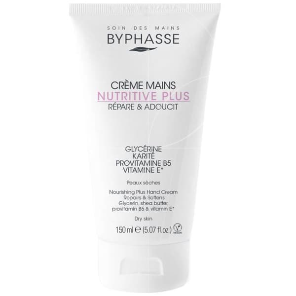 Närande handkräm plus - BYPHASSE - 150ml - Torr hud - Vuxen - Blandhud