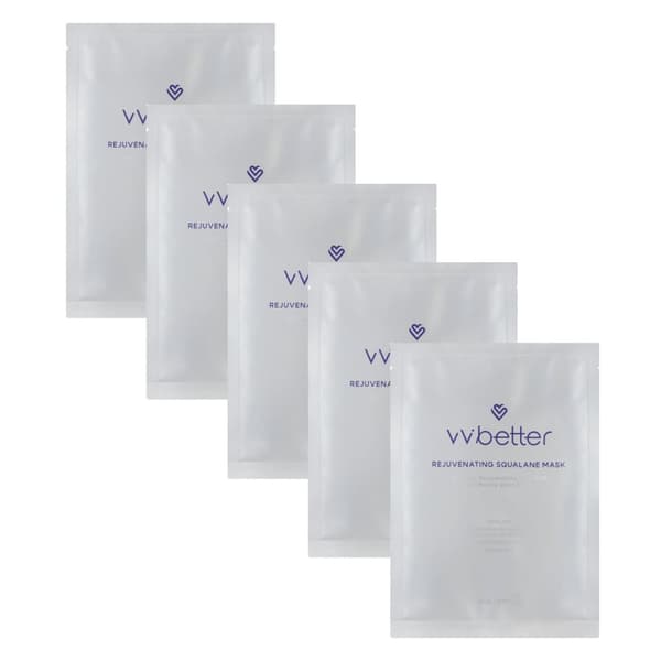 vvbetter REJUVENATING SQUALANE MASK 5 x 28 ml - regeneroiva arkkinaamio. 5 kappaleen setti