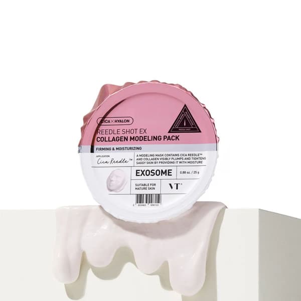 VT Cosmetics Reedle Shot EX Collagen Modelling Kit, 3 x 25 g - Transformativ algmask med kollagen, set om 3