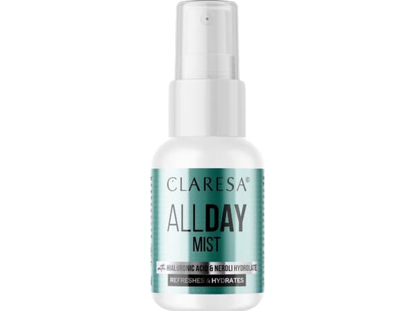 Claresa Kosteuttava ja virkistävä kasvosumu All Day Mist 50 ml