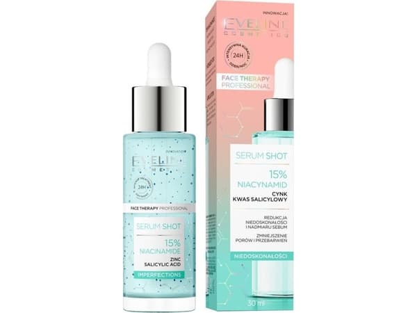 Eveline Eveline Face Therapy Professional Serum Shot Treatment som reduserer ufullkommenheter - 15 % Niacinamid 30ml