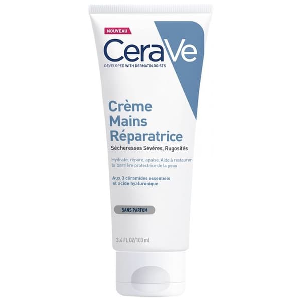 Crème Mains - CERAVE - 100ml - Icke fet - Långvarig återfuktning - Torr hud