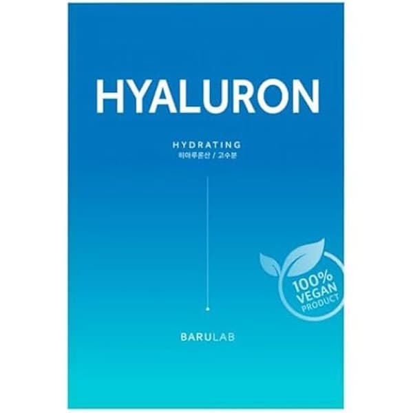 Fuktgivande arkmask - Barulab - 20 ml - Vegan - Hyaluronsyra - Grönt te