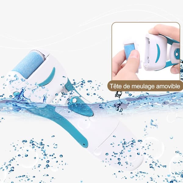 TD® Electric Callus Remover Vårdverktyg Ta bort död hud Automatisk uppladdningsbar sliprengöringsborste