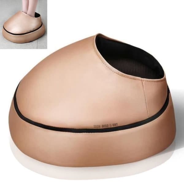TD® Full Body Foot Massager Uppvärmd massagemaskin lugnar muskeltrötthet EU-plugg