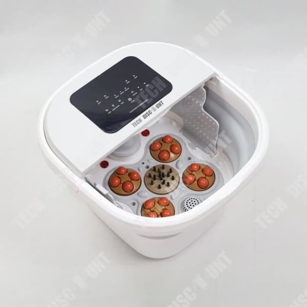 TD® fotmassagebassäng 31,5x37x40cm Fjärrkontroll Vikbar design Konstant temperaturuppvärmning Intelligent fjärrkontroll