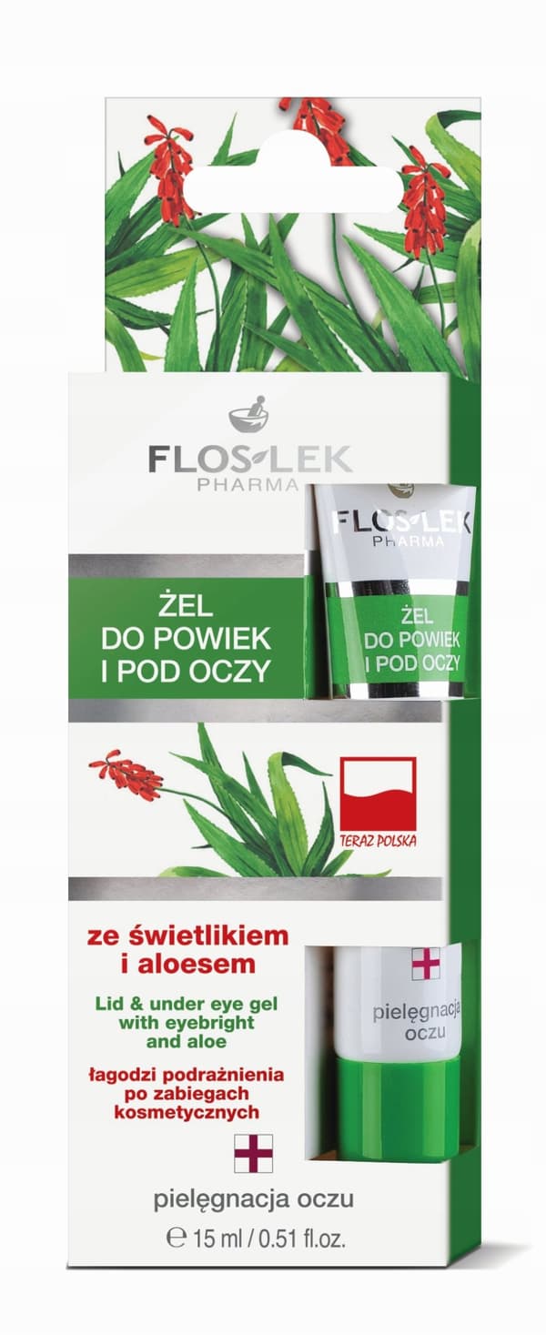 Øjenlåg og øjengel med øjentrøst og aloe 15 ml (rør)