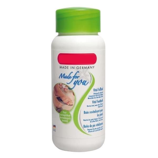 Bain de pieds välbefinnande burk 250gr - Ny formel Vit