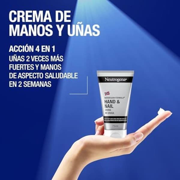 Neutrogena Hand and Nail Cream Norwegian Formula, stronger nails, 75 ml