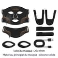 Miniatyrbild 2 av 4: INN Ensemble mask ansikte och hals LED 7 ljusvågor uppstramande och lyftande mask för ansikte 70 lamppärlor 5 hastigheter