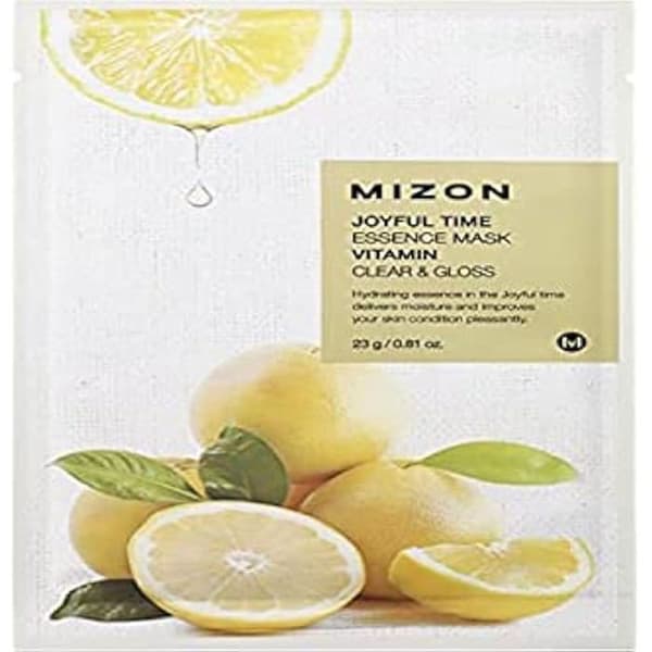 3D Mask - MIZON - Glädjens Tid - Vitamin C - Lyster - Vitalitet - 23G
