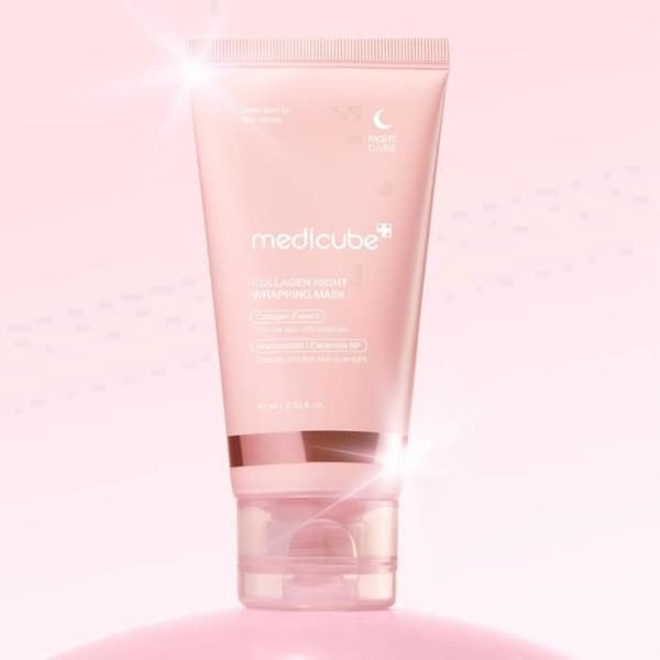Ansiktsmask - Medicube - Collagen Night Wrapping Mask - 75 ml - Utan alkohol - Mycket torra hudtyper
