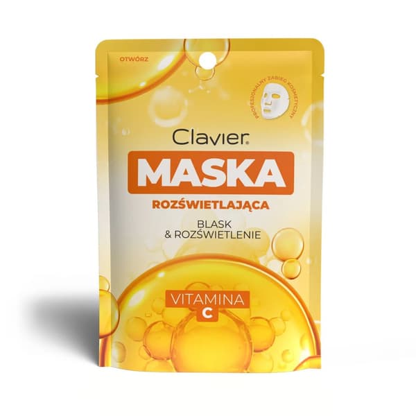 CLAVIER Kirkastava kasvonaamio - C-vitamiini