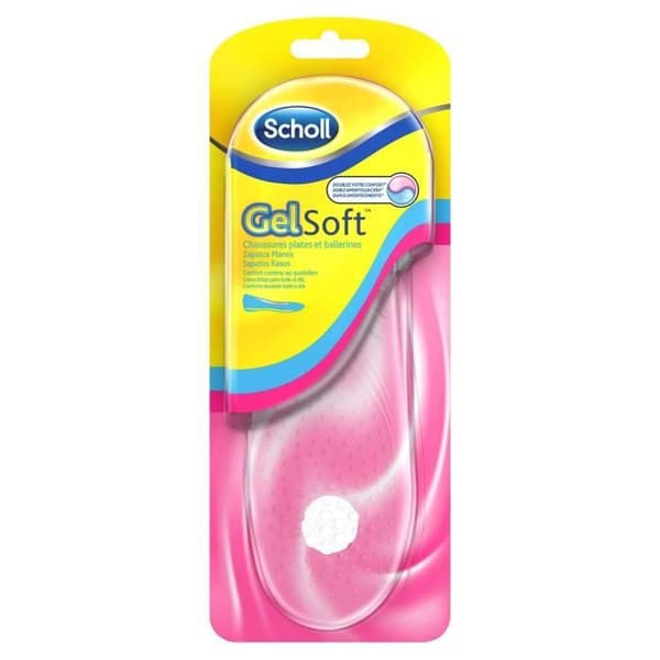 SCHOLL GelSoft innersulor för lägenheter och ballerinor - Låda med 2