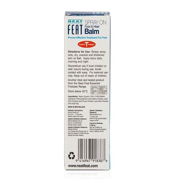 Snygga fötter - NEAT012 - Neat Feat Foot Spray/Heel Balm 125 ml