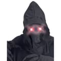 Miniatyrbild 2 av 2: Helmask med huva, osynligt ansikte och röda lysande ögon för vuxna