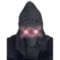 Miniatyrbild 1 av 2: Helmask med huva, osynligt ansikte och röda lysande ögon för vuxna