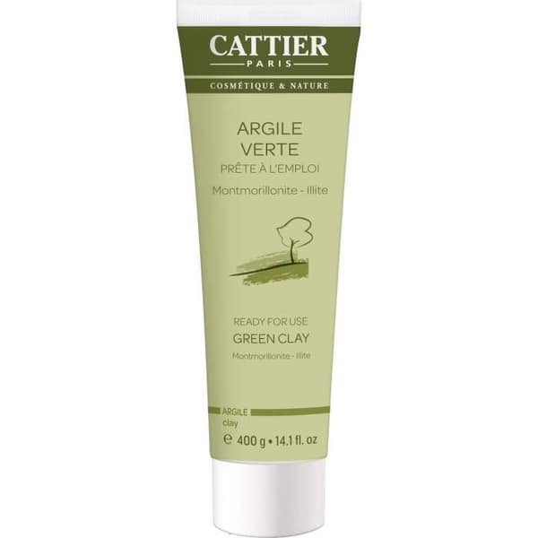 Cattier Green Clay Travel tub 400g