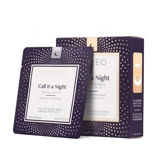 Ansiktsmask - FOREO - Call It A Night - Vegan - Ginseng - Olivolja