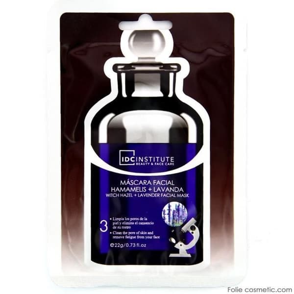 Tygmask - IDC INSTITUTE - Veckovis Rengörande - Hamamelis - Lavendel - 22g