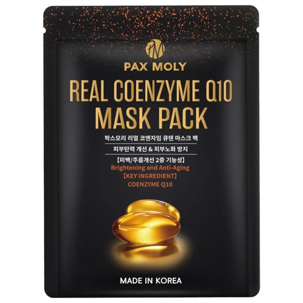 PAX MOLY Återupplivande sheetmask med koenzym Q10, 25 ml