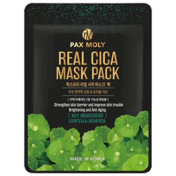 PAX MOLY Sheetmask med centella asiatica-extrakt, 25 ml