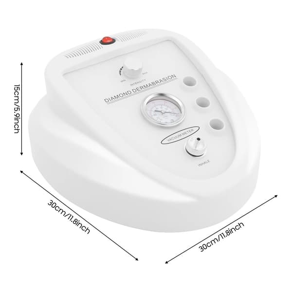 Diamant Dermabrasion Maskine, 3 Diamant Penne, 9-Niveau Justerbar Sugning,HVID