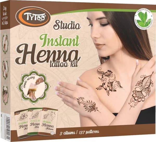 Skönhetspulver - lera - rhassoul - henna Dante - 013-0203 - TYTOO Henna-tatueringsstudio 0203