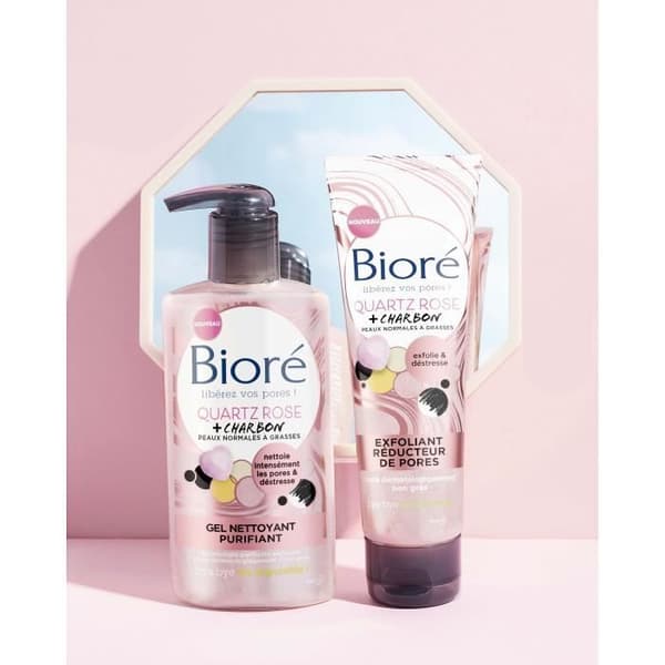 BIORÉ Rose Quartz Pore Reducing Exfoliant - 110 ml