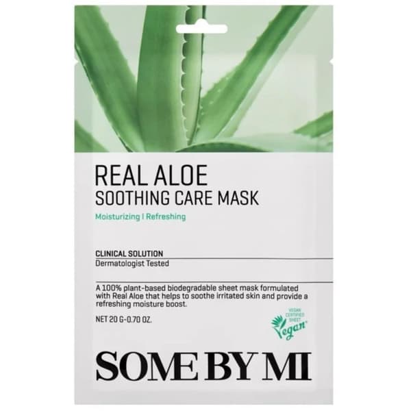 SOME BY MI Real Aloe Soothing Care Mask 20 g - lugnande ansiktsmask