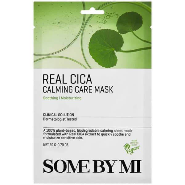 SOME BY MI Real Cica Calming Care Mask 20 g - lugnande ansiktsmask
