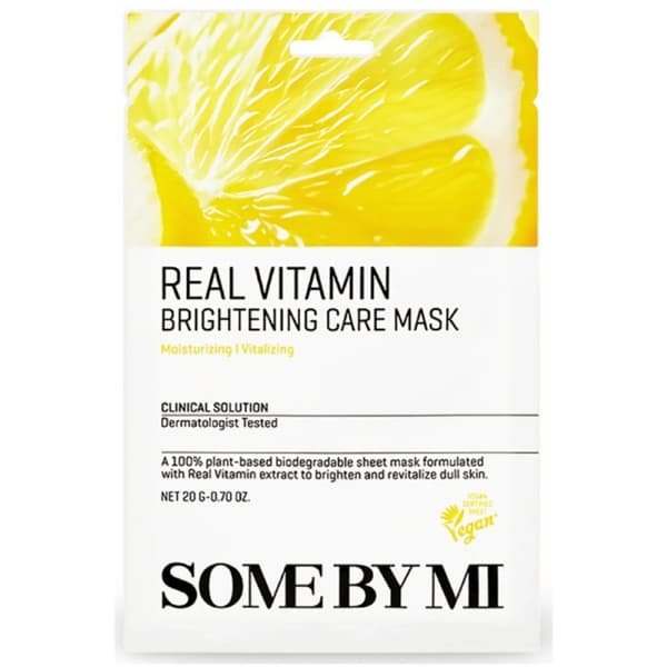 SOME BY MI Real Vitamin Brightening Care Mask 20 g - uppljusande ansiktsmask