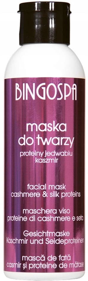 BINGOSPA ANSIKTSMASK med kashmir- och silkesproteiner 150 g