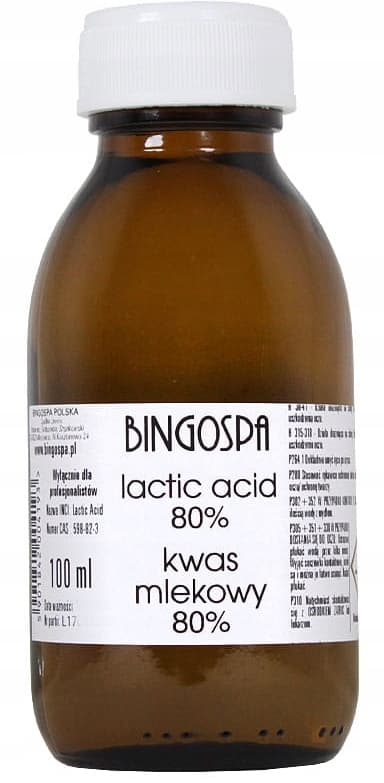 BINGOSPA Mjölksyra 80% peeling 100 ml