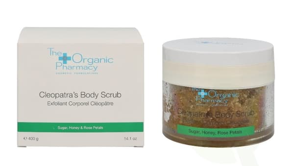 The Organic Pharmacy Cleopatra's Body Scrub 400 g Sugar, Honey & Rose Petals