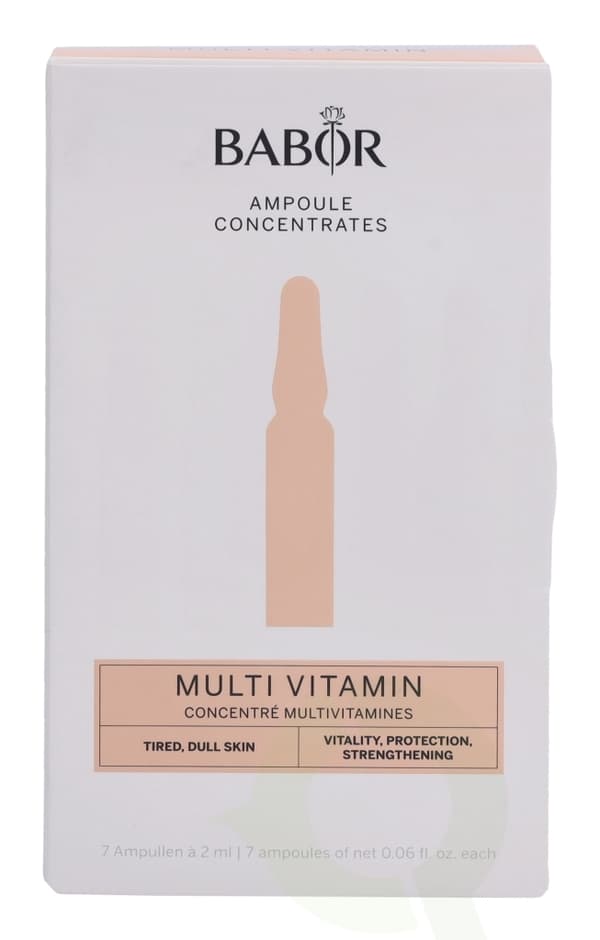 Babor Multi Vitamin Ampoule Concentrates 14 ml 7x2ml - Sliten, kjedelig hud