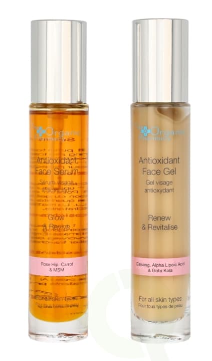 The Organic Pharmacy Antioxidant Duo Set 70 ml Serum 35ml/Gel 35ml/For All Skin Types