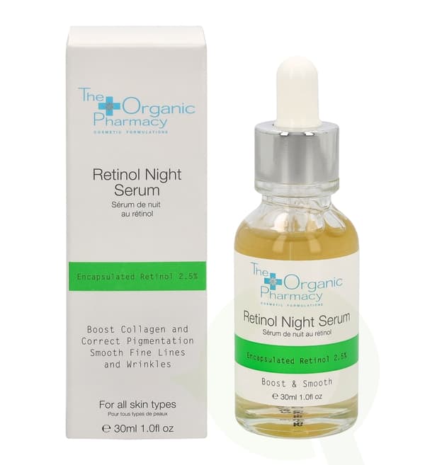 The Organic Pharmacy Retinol Night Serum 30 ml For All Skin Types