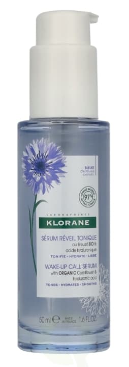 Klorane Wake-Up Call Serum - Kornblomst &amp; Hyaluronsyre 50 ml