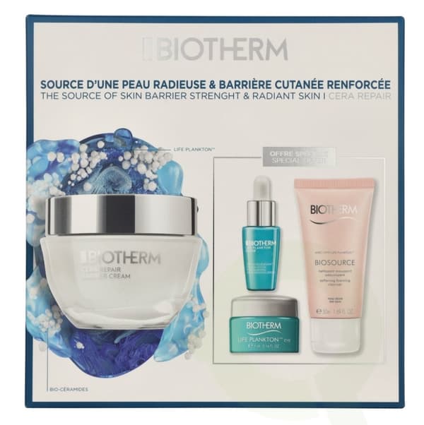 Biotherm Cera Repair Set 112 ml Face Cream 50ml/Cleansing Mousse 50ml/Facial Serum 7ml/Eye Contour Cream 5ml