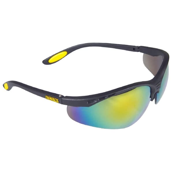 DeWalt Förstärkningsglasögon Black/Fire Mirror/Yellow One Size