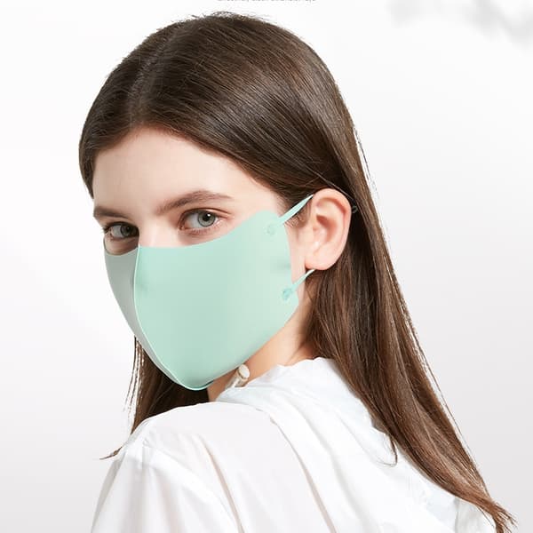 Tvättbar mask Munskydd Skyddsmask Grön