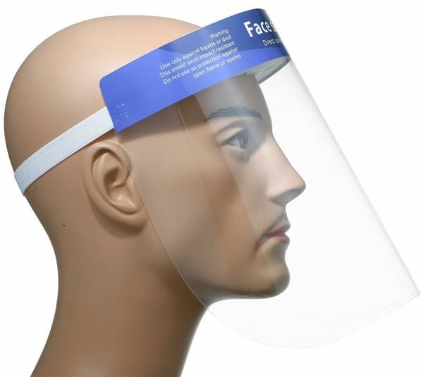 Beskyttelsesvisir/plastikvisir