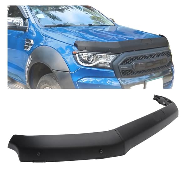 Bonnet Skyddssköld, Matt Svart, Hållbart ABS-skydd,modell 1