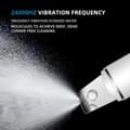 Miniatyrbillede 4 af 7: ansigtsrens ultralyd peeling, vandafvisende, rene porer - hvid